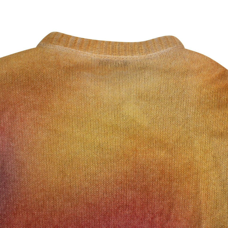 Multicolored Tie Dye 'Sensitive Content' Sweater