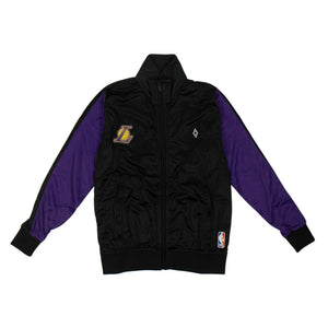 MARCELO BURLON x NBA LA Lakers Zip-Up Track Jacket - Black