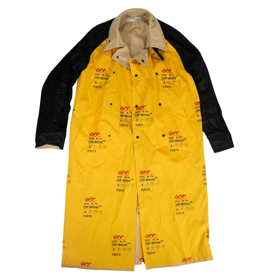 Yellow Oversized Trench Coat