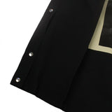 A.C.W Cotton Snap Midi Skirt - Black