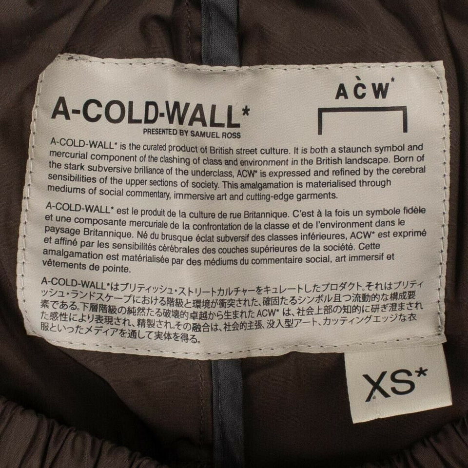 A-COLD-WALL* Men's Brown 'Circuit Patch' Trousers