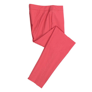 Fuschia Pink Cotton Long Pants