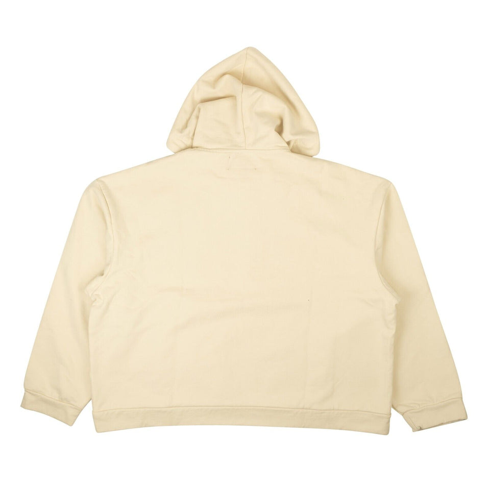Cream Nameplate Arrangement Hoodie
