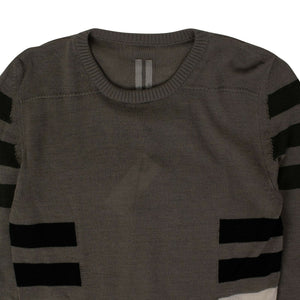 RICK OWENS Gray New Wool Crewneck Sweater