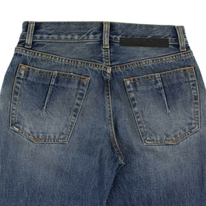 Women's Blue Zipped Jeans