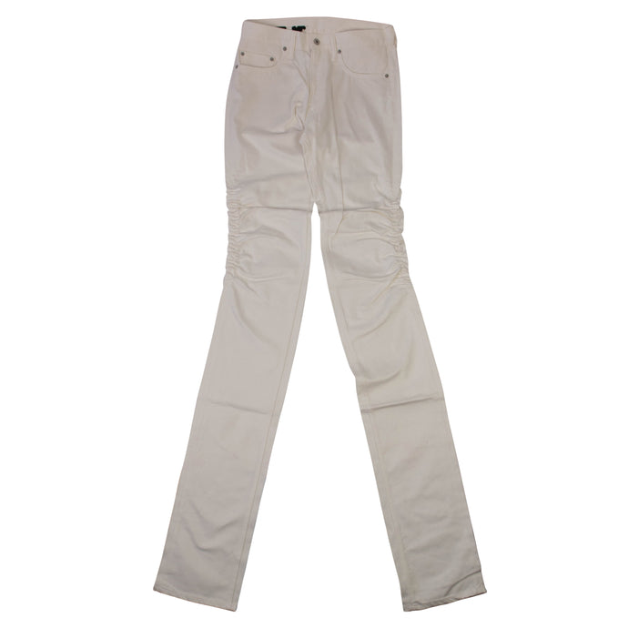 Long Jeans White