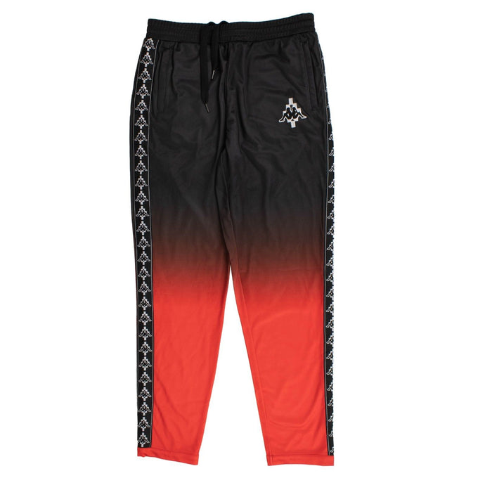Kappa Logo Stripe Gradient Pants - Black / Red