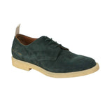 Suede 'Cadet' Derby Low-Top Shoes - Green