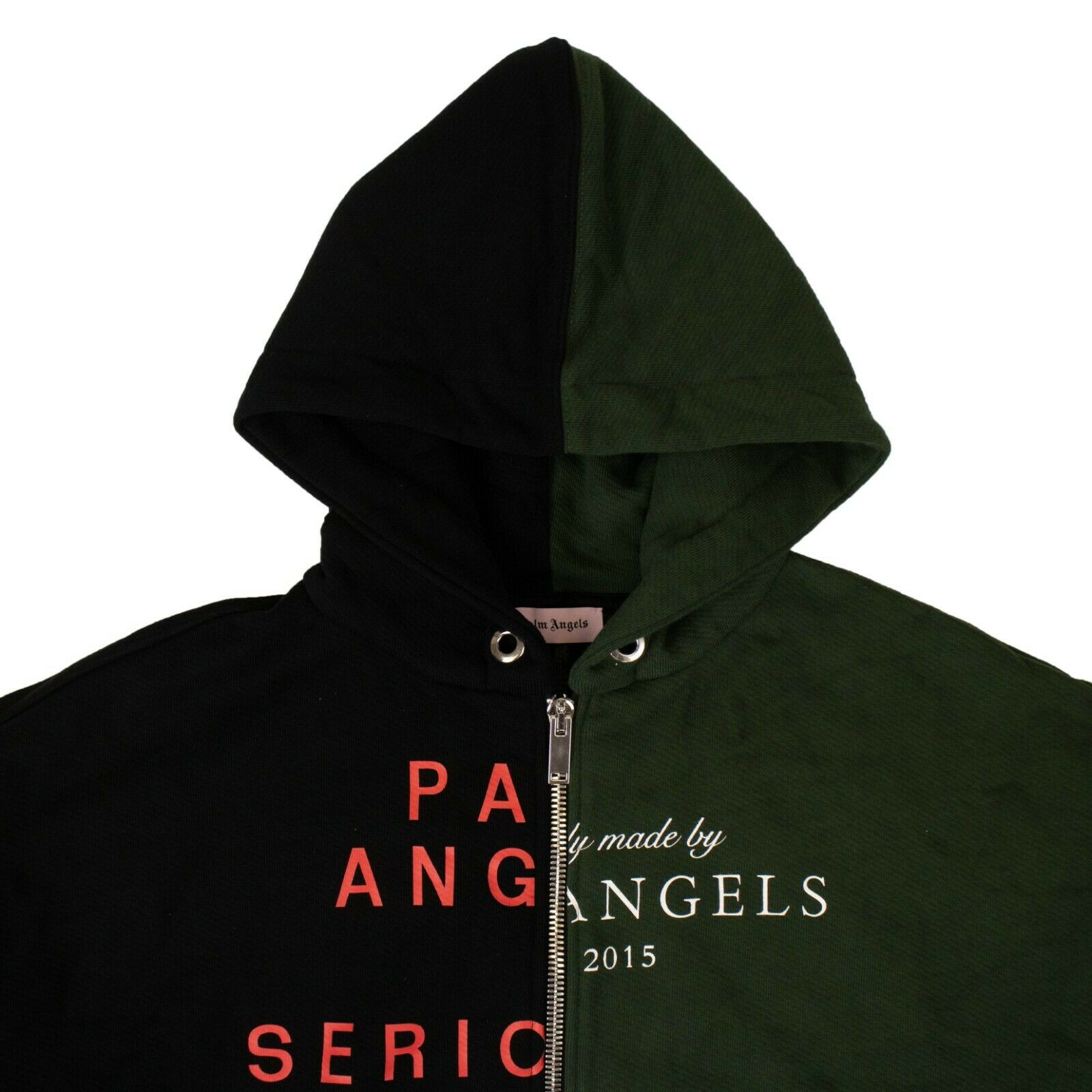 Men's Black And Green Two Tone Logo Hoodie – Shop 375™